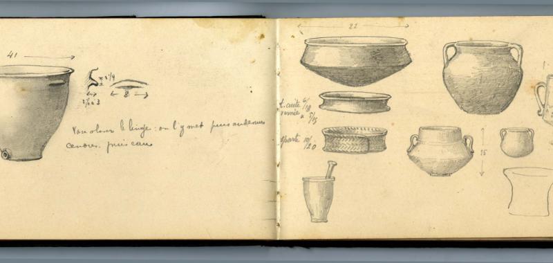 Cuaderno de dibujos y anotaciones